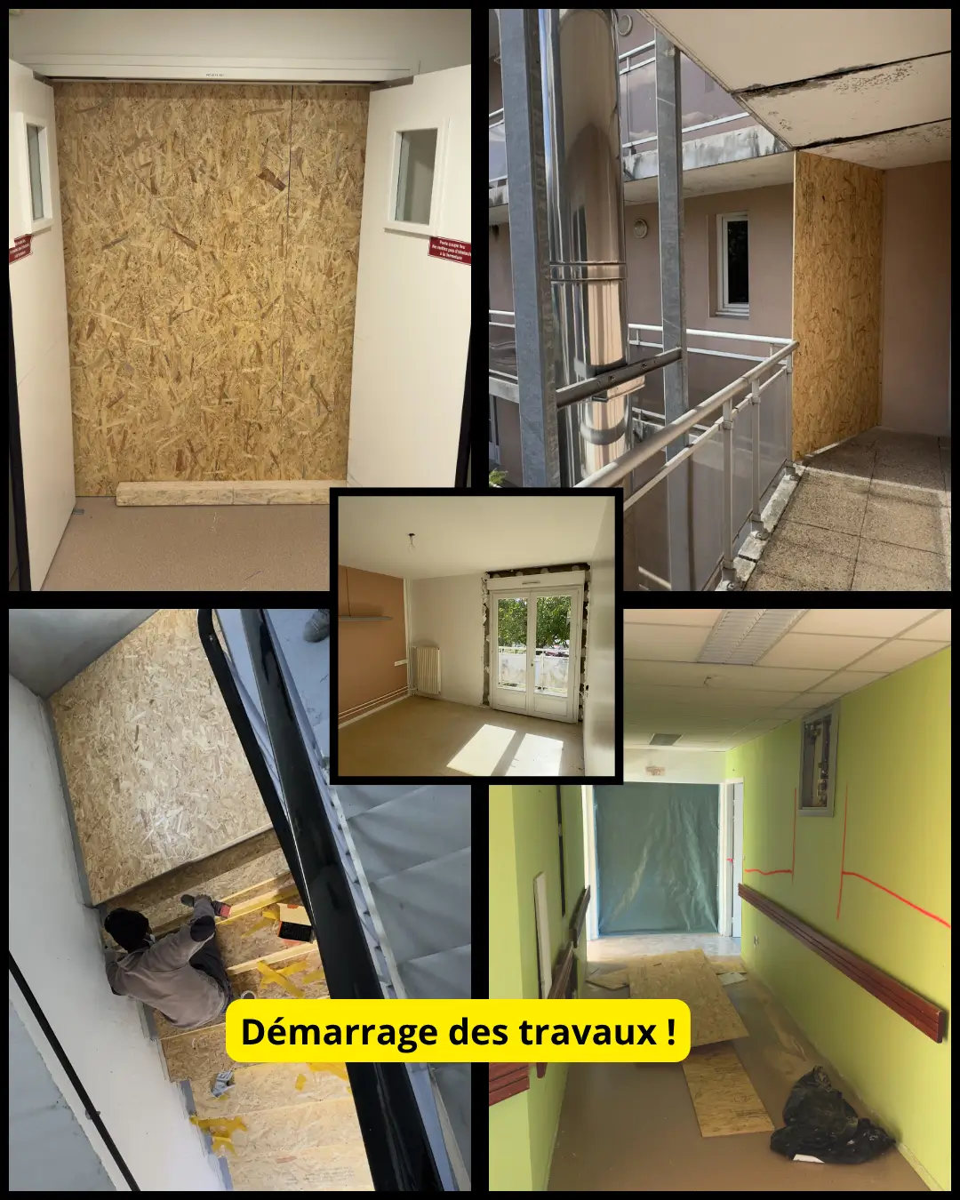 Début des travaux à l'EHPAD Fleurs d'automne